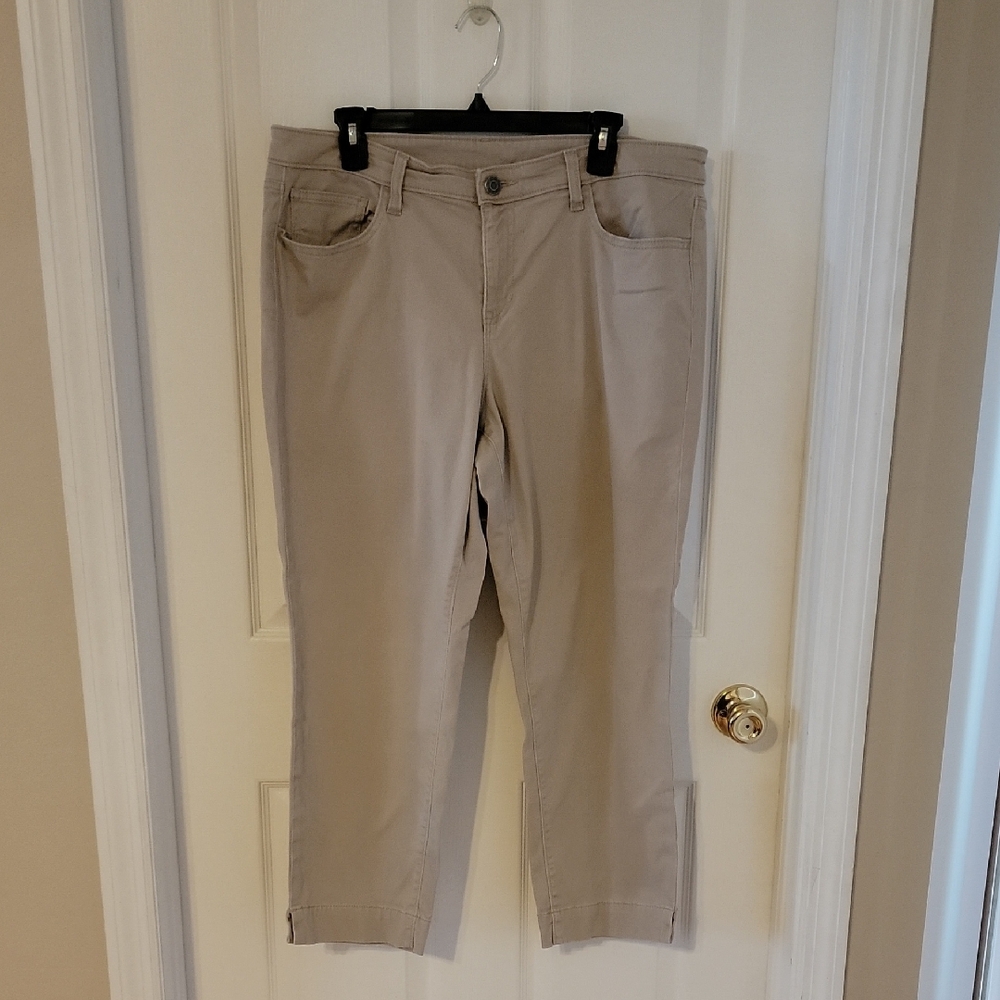 GAP Women's Cropped Tan Jeans